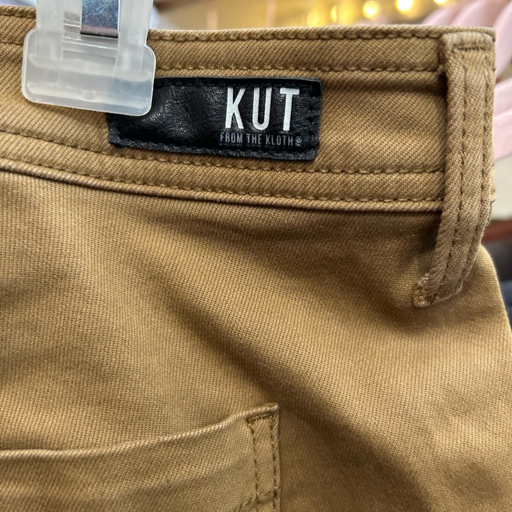 Kut from the Kloth Tan Wide Leg Pants - Picture 4 of 6